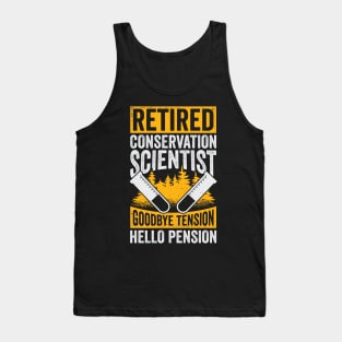 Retired Conservation Environmental Scientist Gift Tank Top